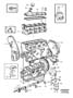 Diagram Engine with fittings for your 1992 Volvo 940 2.3l Fuel Injected