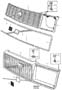 Diagram Radiator grille for your 2024 Volvo EX30