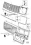Diagram Radiator grille for your 1991 Volvo 740