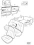 Diagram Interior trim and upholstery code for your 1989 Volvo 760
