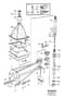 Diagram Shift control, gearshift for your Volvo