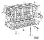 Diagram Cylinder block, engine block for your 2010 Volvo