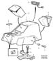 Diagram Parking brake casing for your Volvo