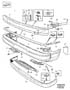 Diagram Front bumper, spoiler for your 2023 Volvo S90