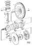 Diagram Crank mechanism b6304fs 6cyl for your 2000 Volvo V70 2.4l 5 cylinder Turbo