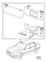 Diagram Sun visor, sunvisor for your 2025 Volvo XC40