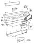 Diagram Parts for front door panel for your 2019 Volvo XC90
