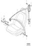 Diagram Front seat belt for your 2004 Volvo XC90
