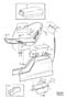Diagram Center console, Tunnel console for your 1985 Volvo 760