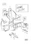 Diagram Interior parts, floor section., interior components, floor section. for your Volvo