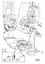 Diagram Front seat, manually adjustable for your 1988 Volvo 760