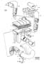 Diagram Air cleaner for your 1987 Volvo