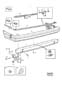 Diagram Rear bumper for your 2013 Volvo