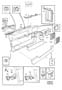 Diagram Parts for front door panel for your Volvo
