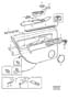 Diagram Parts for rear door panel for your Volvo