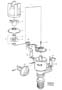 Diagram Distributor, Ignition distributor for your Volvo 960