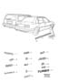 Diagram Emblems for your Volvo 850