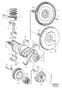 Diagram Crank mechanism for your 1999 Volvo V70 2.3l 5 cylinder Turbo