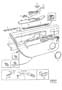 Diagram Parts for rear door panel for your 1998 Volvo