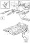 Diagram Rear floor section for your 2013 Volvo XC90