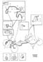 Diagram Brake pipes, brake lines for your 1994 Volvo 960