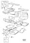 Diagram Insulating mats for your 2025 Volvo V60