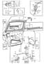 Diagram Door parts for your 1984 Volvo 260