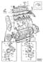 Diagram Engine with fittings for your 1984 Volvo