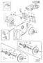 Diagram Front wheel brake, ventilated disc for your 2003 Volvo V70