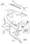Diagram Windscreen wipers, windshield wipers for your 2005 Volvo S60 2.5l 5 cylinder Turbo