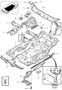 Diagram Front floor section for your 2013 Volvo XC90
