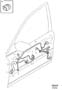 Diagram Cable harness, front doors for your Volvo
