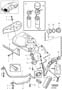 Diagram Fuel tank and connecting parts for your 2007 Volvo S80
