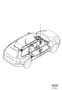 Diagram Cable harness cabin related parts for your Volvo C70