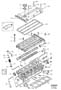 Diagram Cylinder head for your 2000 Volvo V40