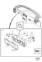 Diagram Combi-instrument, combined instrument for your Volvo XC70