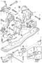 Image of Suspension Subframe Reinforcement Bracket image for your 2004 Volvo S40   