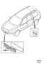Diagram Radiator grille emblems executive, premier for your 2012 Volvo C70