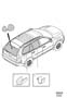 Diagram Sun curtain for your 2019 Volvo XC90