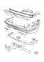 Diagram Front bumper, spoiler for your 2008 Volvo S60 4DRS S.R 2.5l 5 cylinder Turbo