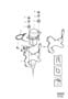 Diagram Vacuum pump with mounting components for your 2011 Volvo S40