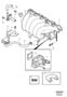 Diagram Inlet manifold for your Volvo S80