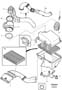 Diagram Air filter D5244T/T2 for your 2017 Volvo V90 Cross Country