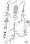 Diagram Rear suspension -2000 Sporty -1997, Dynamic 1998-2000. Sporty. Family -1997, Comfort 1998-2000. for your 2010 Volvo