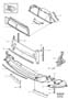 Image of Radiator Support Air Deflector image for your 1998 Volvo V70   