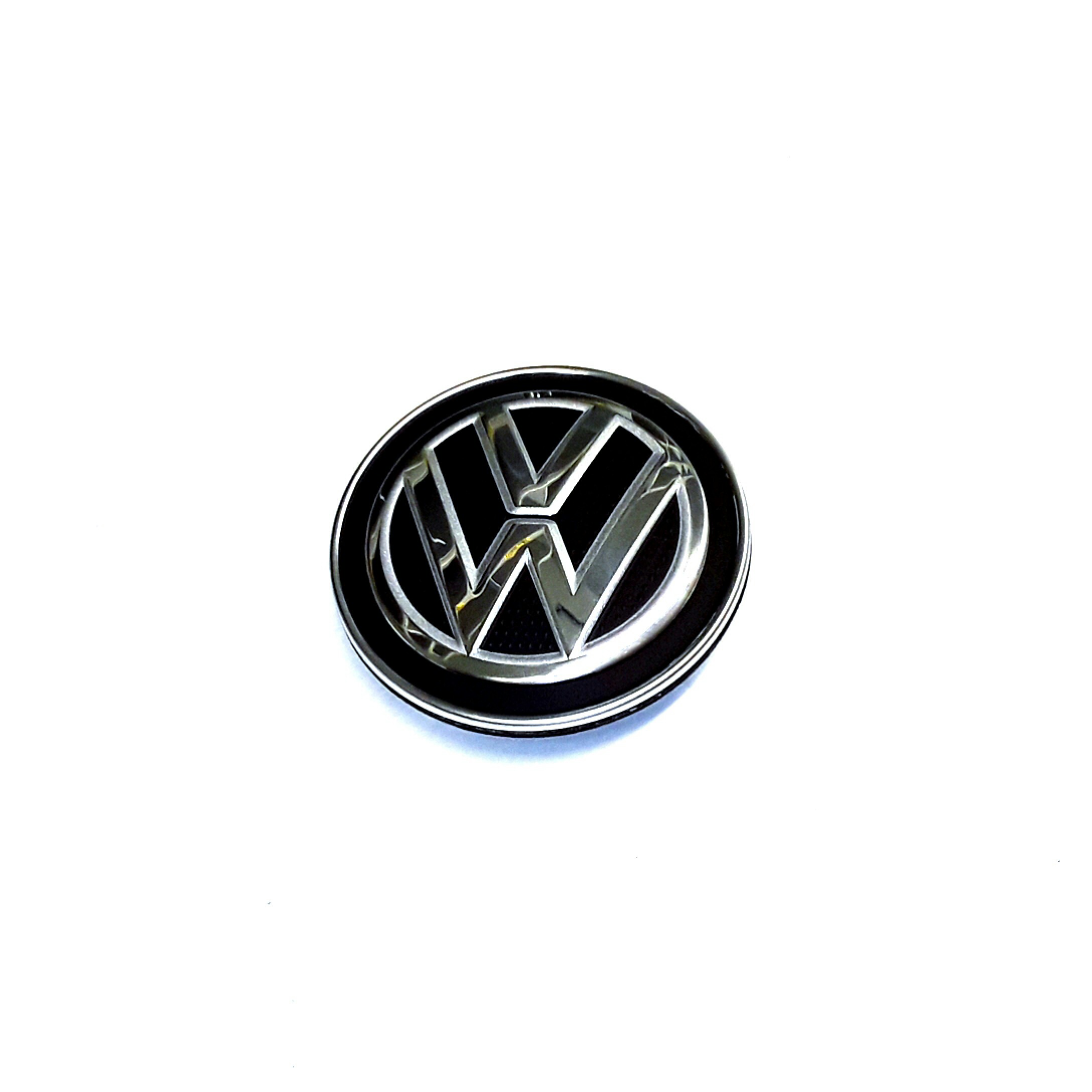 Volkswagen GTI Wheel Center Cap - Carbon Fiber Look and Silver. Alloy ...