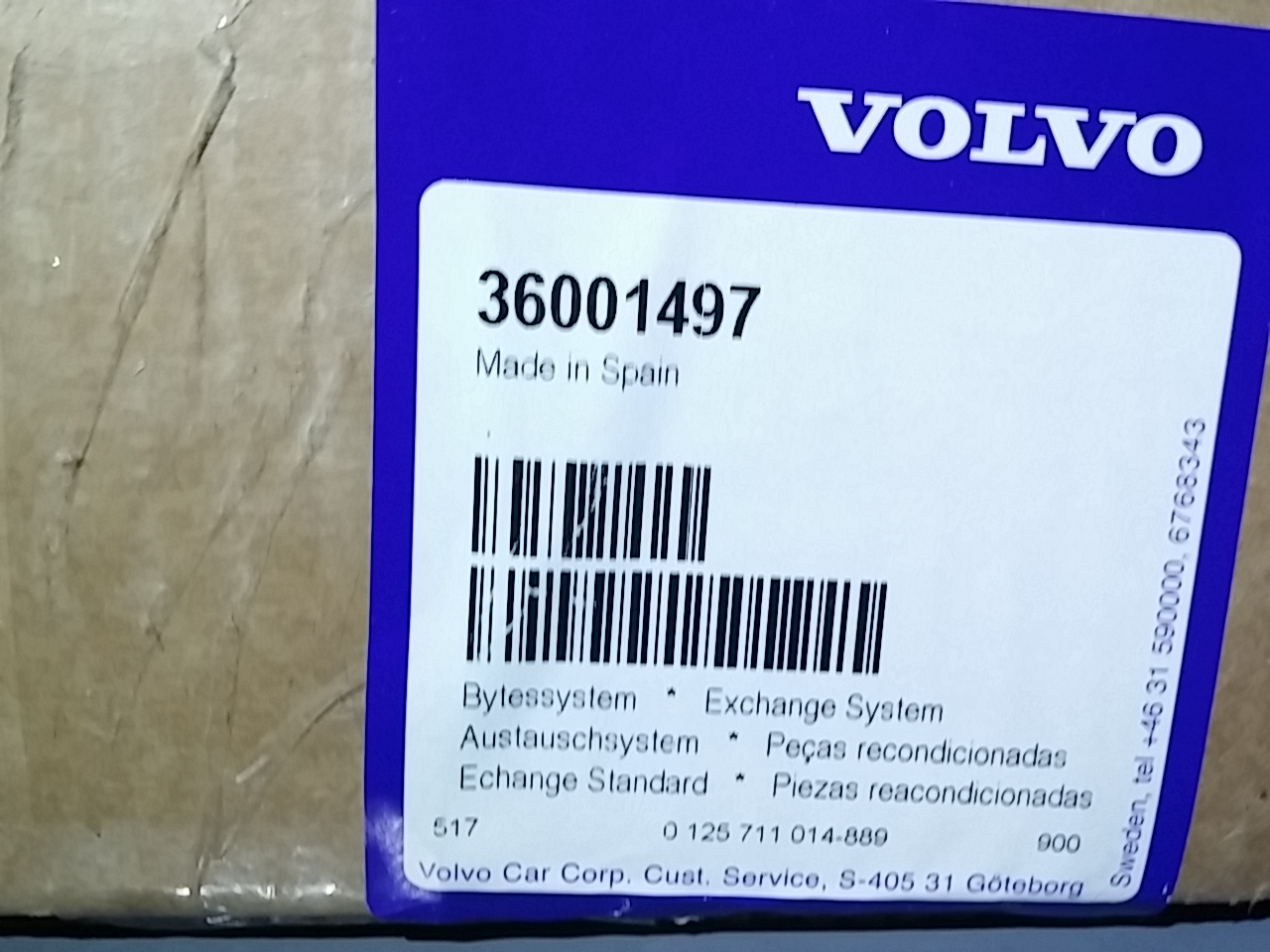 Volvo C30 Alternator - 36001497 | Boston Volvo Cars, Allston MA